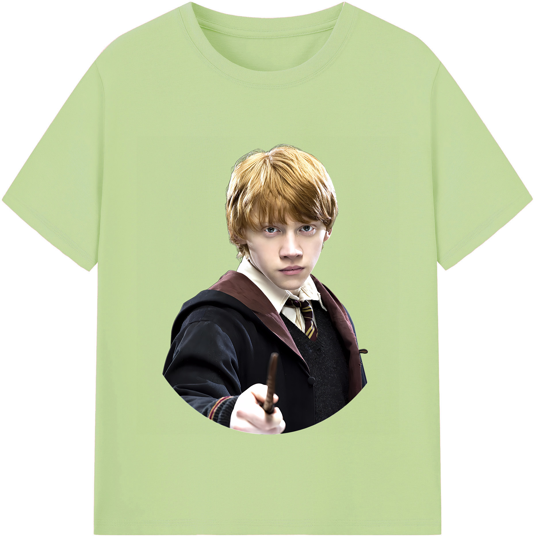 （画像用） Harry Potter ハリー・ポッターシリーズ 綿100％半袖Tシャツ（フロントプリント）